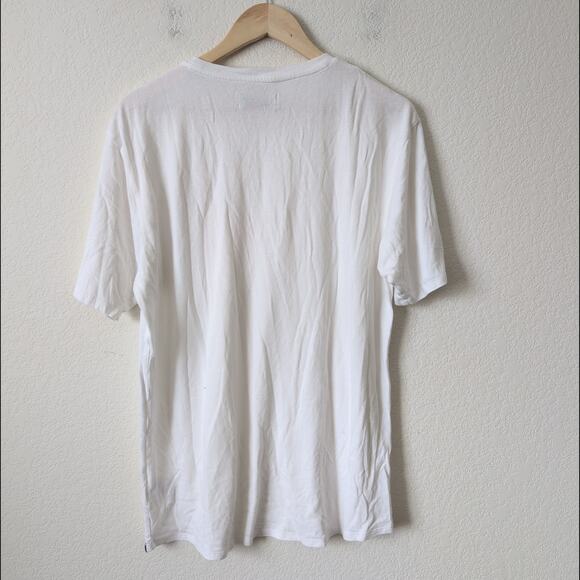 SLVDR SALVADOR, MEN'S XL, Basic White T-shirt with Pocket Bamboo Soft Crewneck - Picture 2 of 9